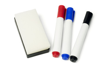 Marker Pens and Eraser