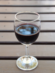 glasses of red wine