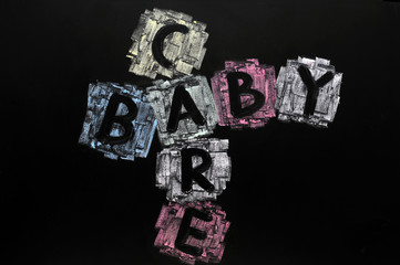 Crossword of baby and care
