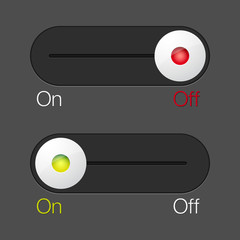 ON/OFF switch buttons