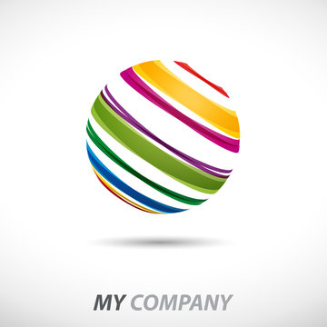 Logo abstract world # Vector