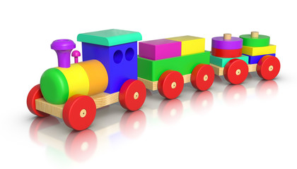 Wooden Toy Train