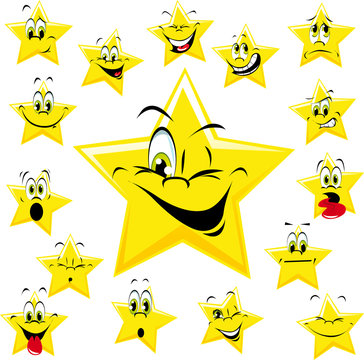 stars with many expressions