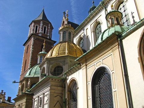 Fototapeta Royal Wawel Castle,Cathedral in Cracow - Poland