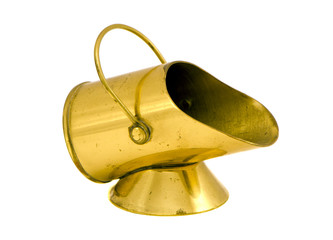 isolated brass souvenir