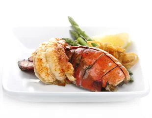 Fototapete Grilled Lobster Tail © SunnyS