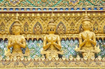 Garuda in Temple of emerald Buddha in Thailand