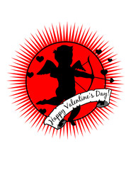 Happy Valentine's Day Cupid! Eps / clip art / jpeg