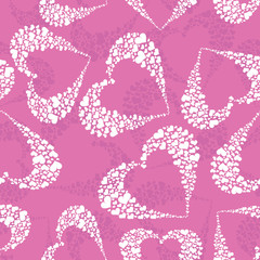 Abstract background with hearts.