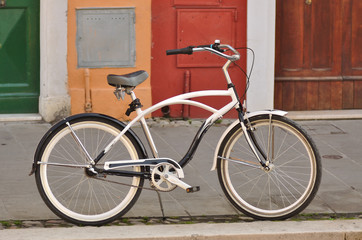 Bicycle in Comacchio, Ferrara, Italy