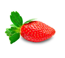 strawberry isolated on white background