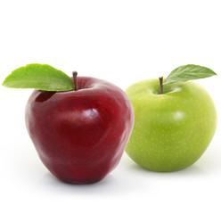 apple on white background