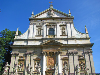 Saints Peter and Paul Church in Cracow, Kraków - Poland - obrazy, fototapety, plakaty