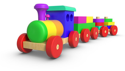 Wooden Toy Train