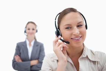 Operators with headsets