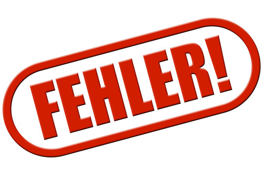Stempel rot rel FEHLER!