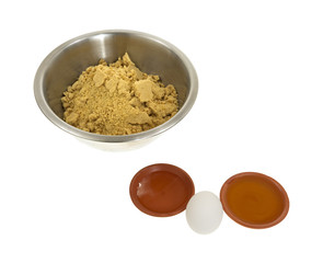 Cookie mix with egg water oil