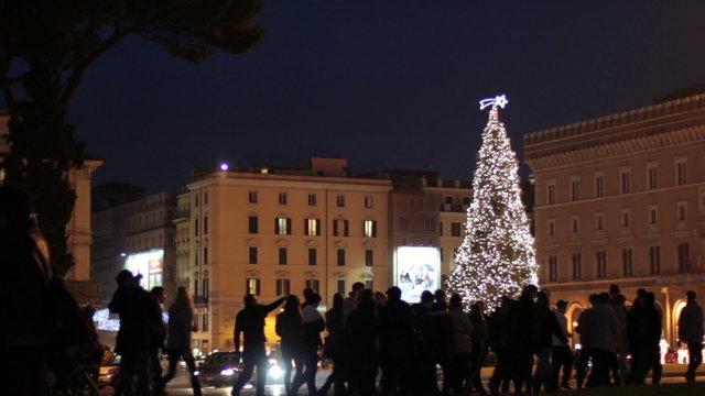 Christmas in Rome - Venice Square - Piazza Venezia