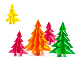 Fototapeta premium Christmas trees