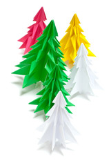 Obraz premium Christmas trees