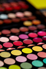 Make-up colorful eyeshadow palettes