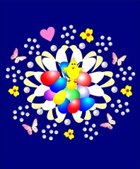 dekoracja wielkanocna © klatki