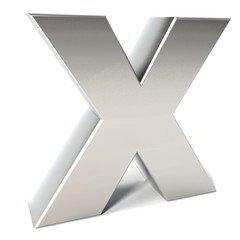 Obraz premium Lettre X