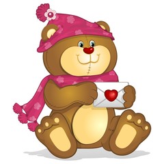 Teddy love letter © iostephy.com