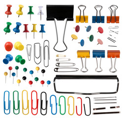 Pins and paper clips collection