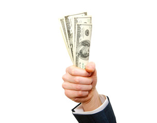 Money in hand