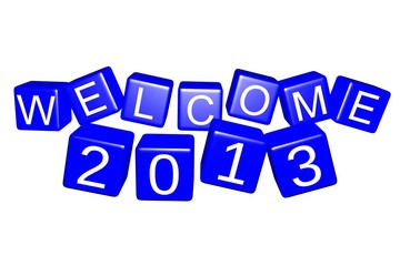 Fallende Würfel Welcome 2013