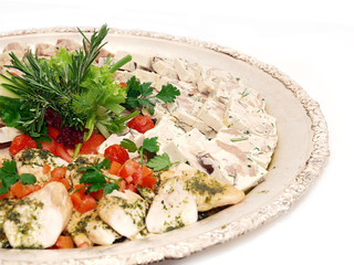mixed appetizers platter