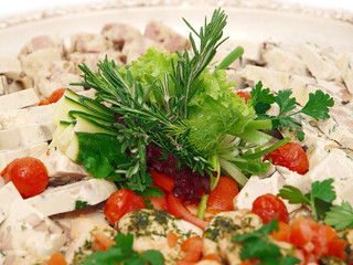 mixed appetizer platter