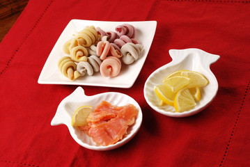 CONCHIGLE CON SALMONE E LIMONE E PASTA