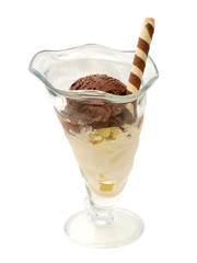 chocolate vanilla ice cream