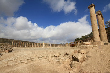 Oval Plaza,Jarash Jordan