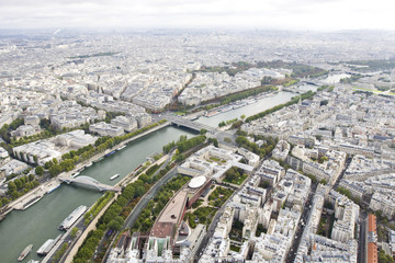 Paryż - panorama - obrazy, fototapety, plakaty