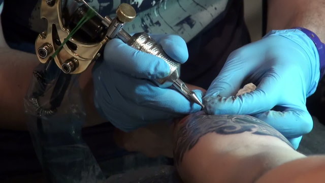 Tattooing on the body
