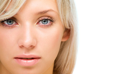 Naklejka premium Blonde woman