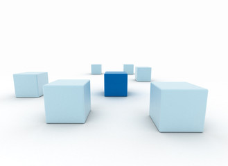 Obraz premium Standing out business concept