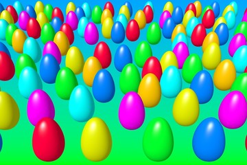 Ostereier bunt