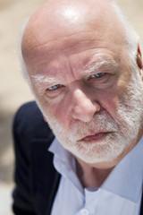 spooky old business man