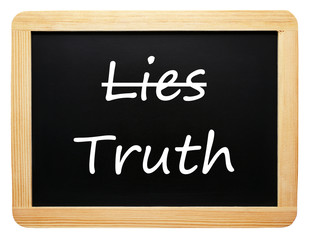 Fototapeta premium Lies and Truth