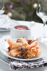Pasta with meat