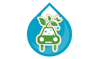 Eco car sticker