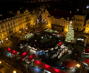 Fototapeta premium Christmas Markets in Prague
