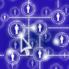 symbol of social network