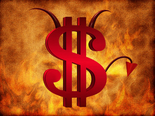 The Devil dollar sign
