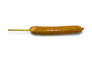 Frankfurter sausage isolated