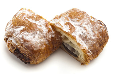 chocolate bun slices